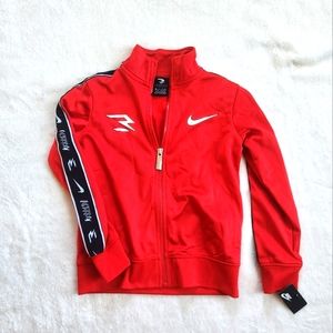 Nike 3Brand Boys Jacket in Red